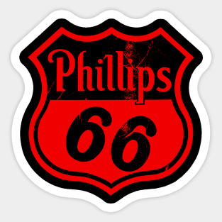 classic enamel phillips 66 Sticker